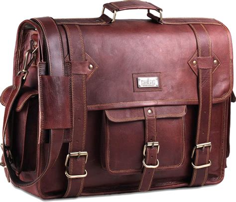 brown fake leather messenger bag|men's brown leather computer bags.